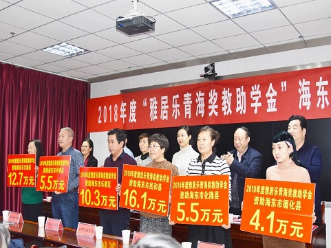 持续8年助学青海 JBO竞博再颁发200多万助学金